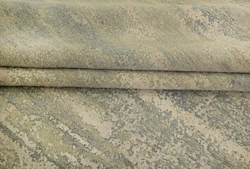 Corner detail of New Mahli rug showing border pattern and Wool pile