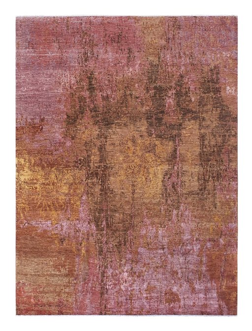 Full view of New Mahli rug from Pakistan, 424 × 306 cm in Multi Color tones