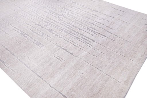 Full view of New Mahli rug from Pakistan, 298 × 253 cm in Gray tones