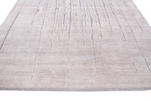 Close-up detail of New Mahli rug from Pakistan showing Mercesized Cotton weave