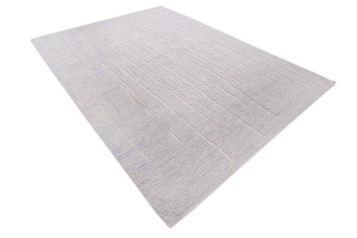 Corner detail of New Mahli rug showing border pattern and Wool pile