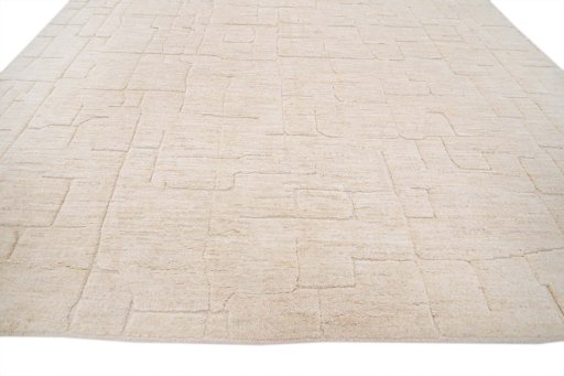 Close-up detail of New Mahli rug from Pakistan showing Wool weave
