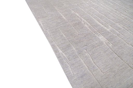 Backside of handmade New Mahli rug showing knot structure and weave density