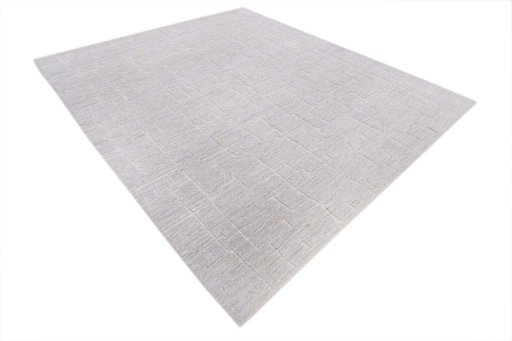 Corner detail of New Mahli rug showing border pattern and Wool pile