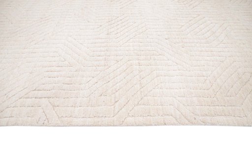 Close-up detail of New Mahli rug from Pakistan showing Wool weave
