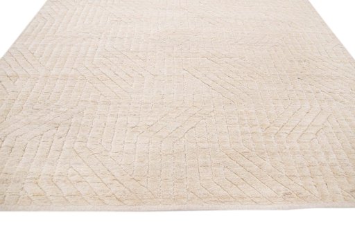 Close-up detail of New Mahli rug from Pakistan showing Wool weave