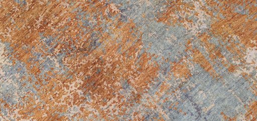 Backside of handmade New Mahli rug showing knot structure and weave density