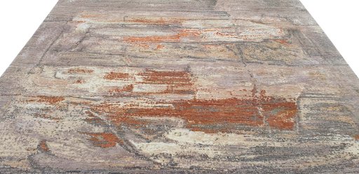 Surface texture of New Mahli rug with natural Wool and intricate pattern