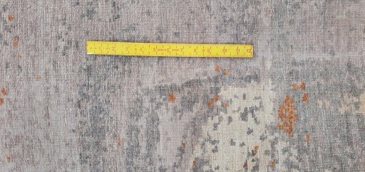 Full view of New Mahli rug from Pakistan, 433 × 304 cm in Beige tones