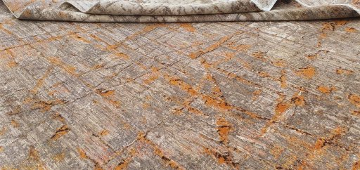 Close-up detail of New Mahli rug from Pakistan showing Wool weave