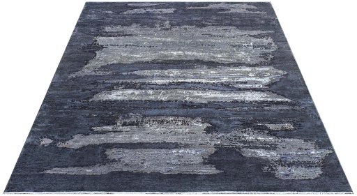 Corner detail of New Mahli rug showing border pattern and Wool pile