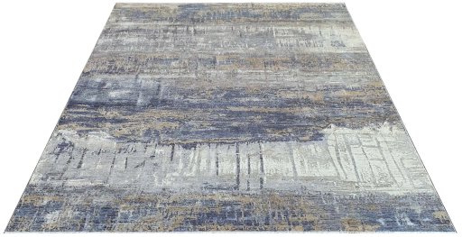 Corner detail of New Mahli rug showing border pattern and Wool pile