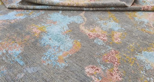 Close-up detail of New Mahli rug from Pakistan showing Wool weave