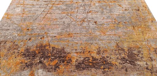 Surface texture of New Mahli rug with natural Wool and intricate pattern
