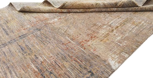 Close-up detail of New Mahli rug from Pakistan showing Wool weave