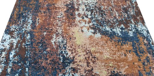 Surface texture of New Mahli rug with natural Wool and intricate pattern