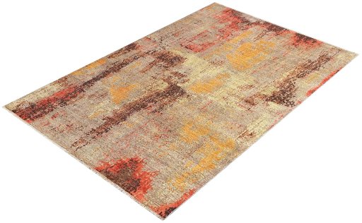 Close-up detail of New Mahli rug from Pakistan showing Wool weave