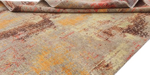 Close-up detail of New Mahli rug from Pakistan showing Wool weave