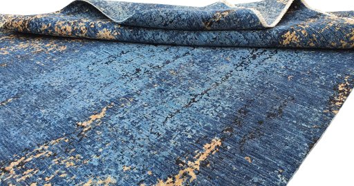 Close-up detail of New Mahli rug from Pakistan showing Wool weave
