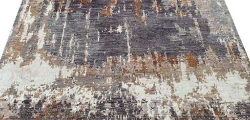 Surface texture of New Mahli rug with natural Wool and intricate pattern