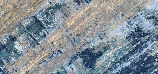 Central medallion detail of New Mahli rug from Pakistan
