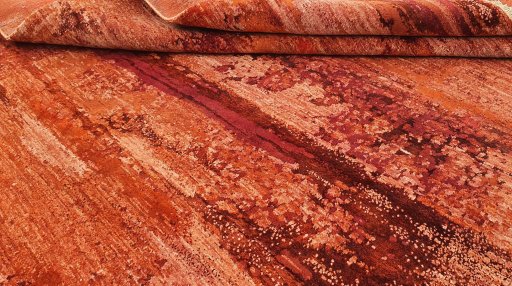 Full view of New Mahli rug from Pakistan, 247 × 167 cm in Red tones