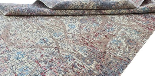 Close-up detail of New Mahli rug from Pakistan showing Wool weave