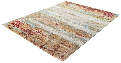 Close-up detail of New Mahli rug from Pakistan showing Wool weave
