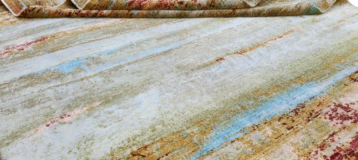 Close-up detail of New Mahli rug from Pakistan showing Wool weave