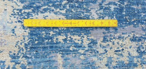 Full view of New Mahli rug from Pakistan, 310 × 244 cm in Blue tones