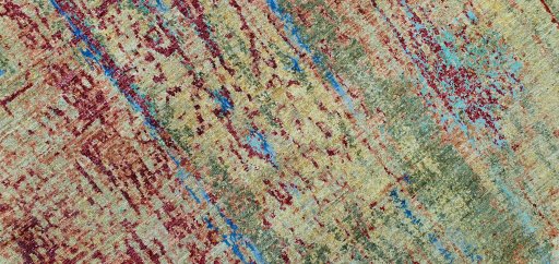Central medallion detail of New Mahli rug from Pakistan