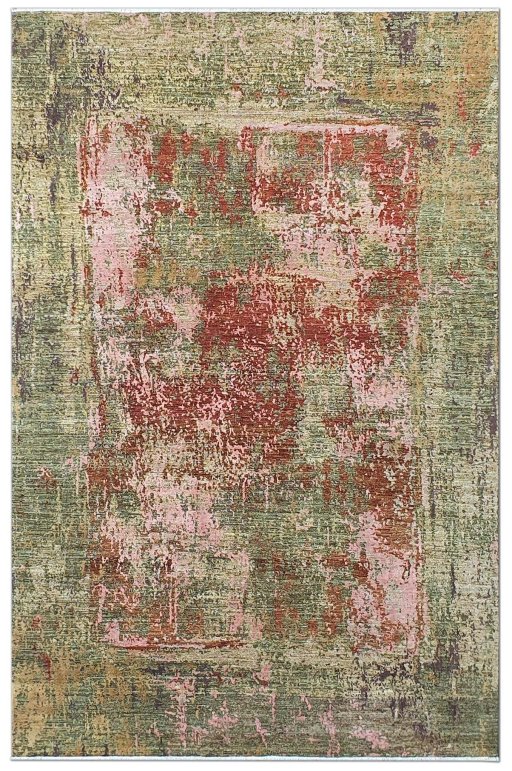 Full view of New Mahli rug from Pakistan, 304 × 196 cm in Green tones