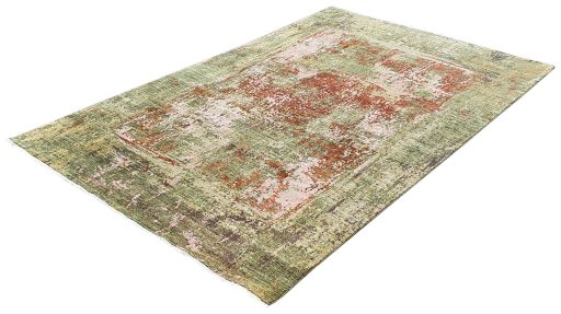 Close-up detail of New Mahli rug from Pakistan showing Wool weave