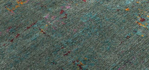 Central medallion detail of New Mahli rug from Pakistan