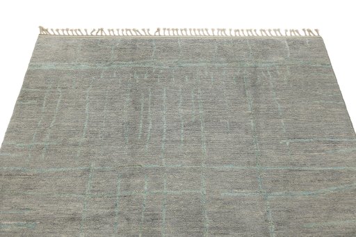 Surface texture of New Morocco rug with natural Wool and intricate pattern
