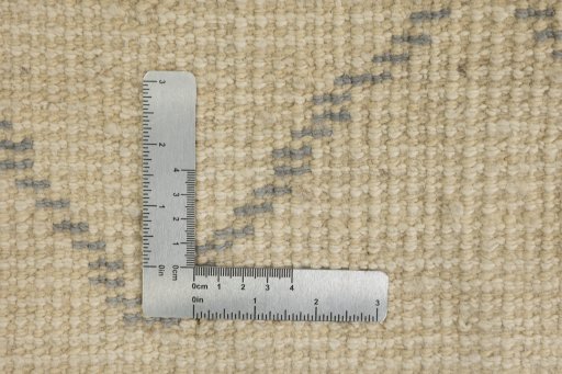Close-up detail of New Morocco rug from Pakistan showing Wool weave