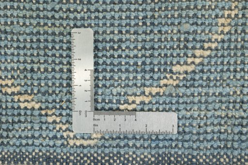 Close-up detail of New Morocco rug from Pakistan showing Wool weave