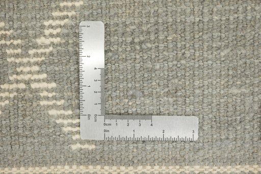 Close-up detail of New Morocco rug from Pakistan showing Wool weave