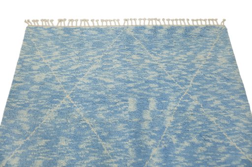 Surface texture of New Morocco rug with natural Wool and intricate pattern
