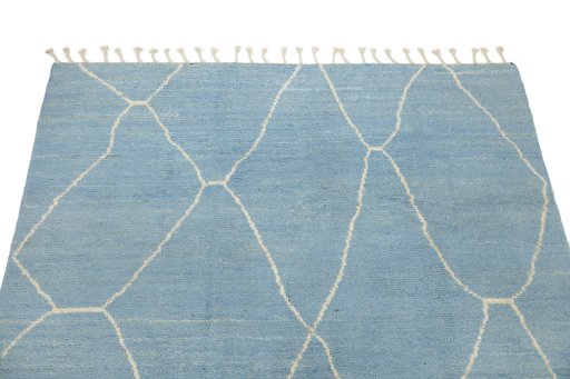 Surface texture of New Morocco rug with natural Wool and intricate pattern
