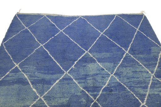 Surface texture of 1980s Morocco rug with natural Wool and intricate pattern