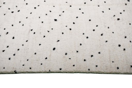 Full view of New Morocco rug from Pakistan, 296 × 190 cm in Beige tones