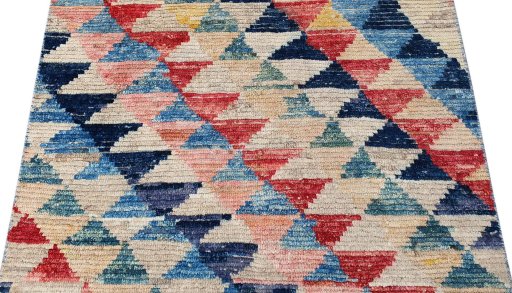 Central medallion detail of New Morocco rug from Pakistan