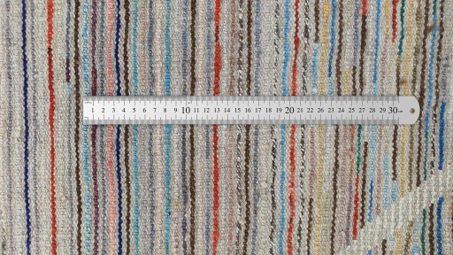 Close-up detail of New Morocco rug from Pakistan showing Wool weave