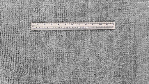 Full view of New Morocco rug from Pakistan, 308 × 262 cm in Gray tones
