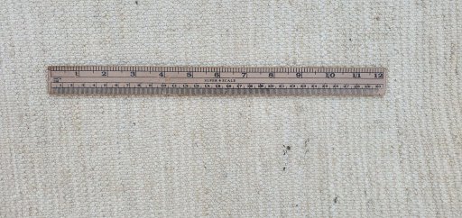 Full view of New Morocco rug from Pakistan, 307 × 256 cm in Beige tones