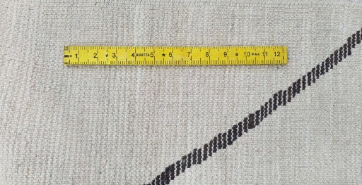 Full view of New Morocco rug from Pakistan, 304 × 91 cm in Beige tones