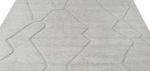 Surface texture of New Morocco rug with natural Wool and intricate pattern