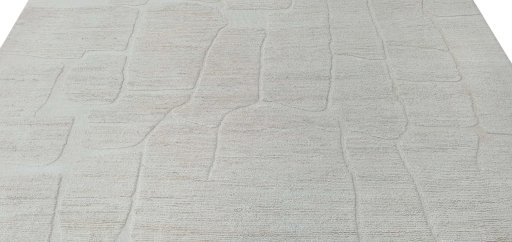 Surface texture of New Morocco rug with natural Wool and intricate pattern