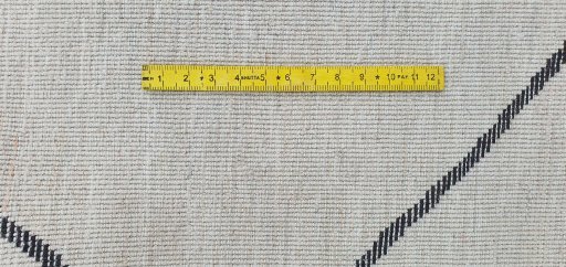 Full view of New Morocco rug from Pakistan, 296 × 200 cm in Beige tones